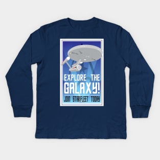 Explore The Galaxy Kids Long Sleeve T-Shirt